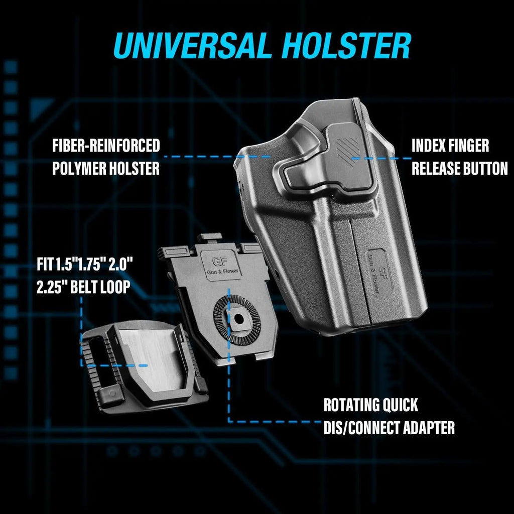 Universal outside-the-waistband holster