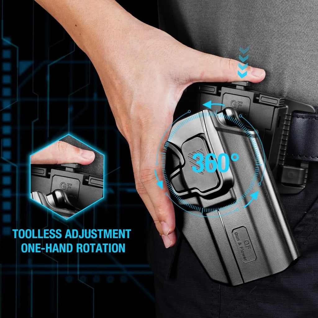 Universal outside-the-waistband holster