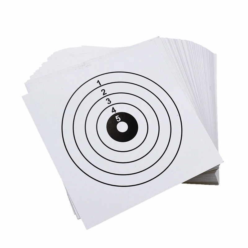 Paper targets, 14 cm, single bull, plain
