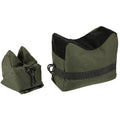 Front and rear shooting rest bags, green