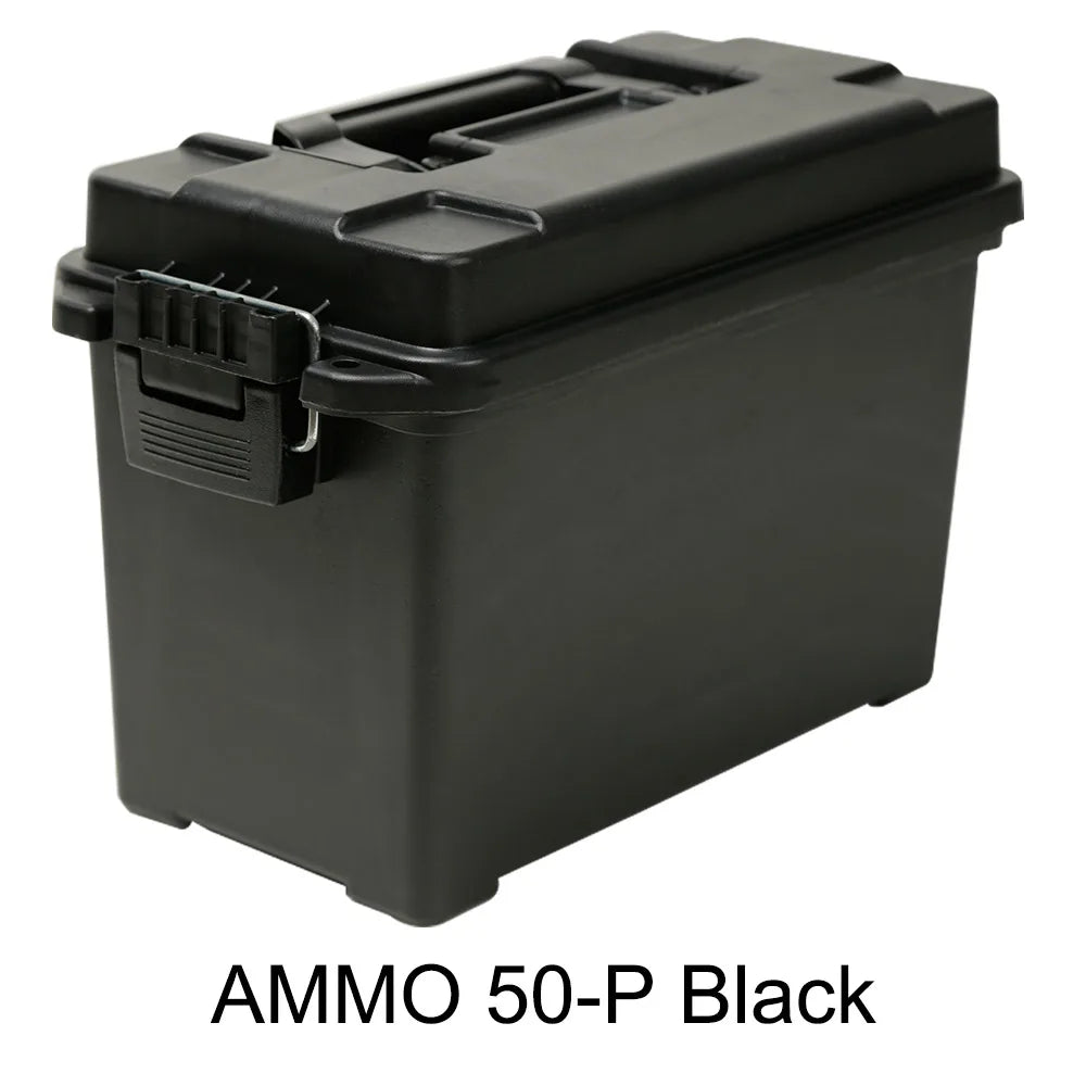 Plastic ammo can, Large, Black
