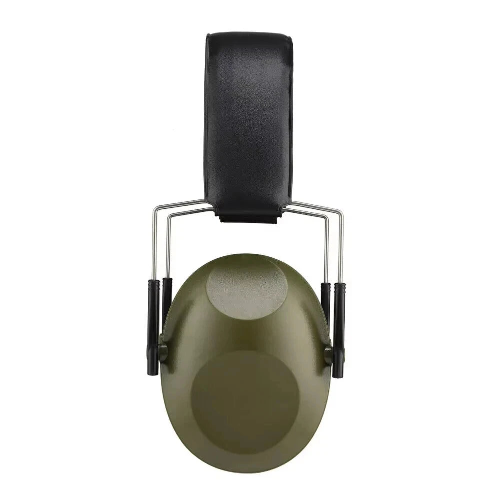 Folding slim earmuffs, green
