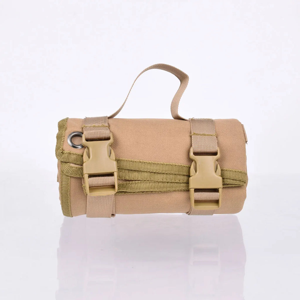Roll-up shooting mat, tan