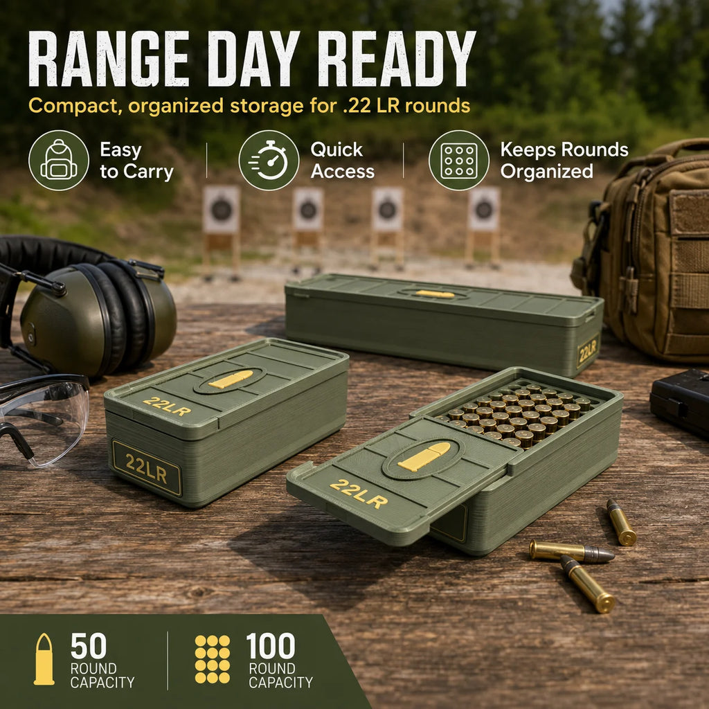 .22 LR drawer style ammo box