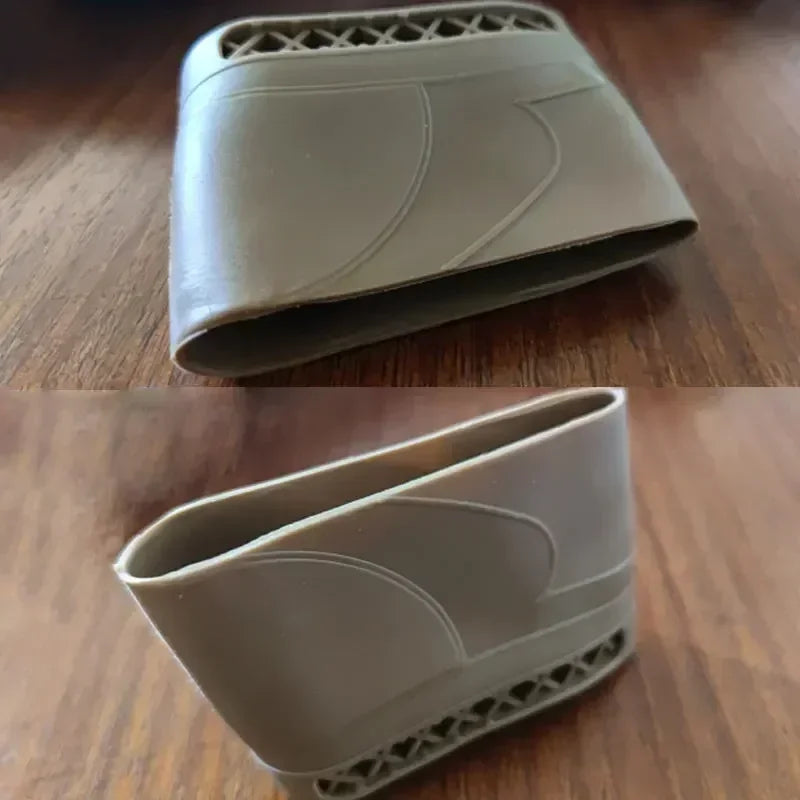 Slip-on rubber recoil pad