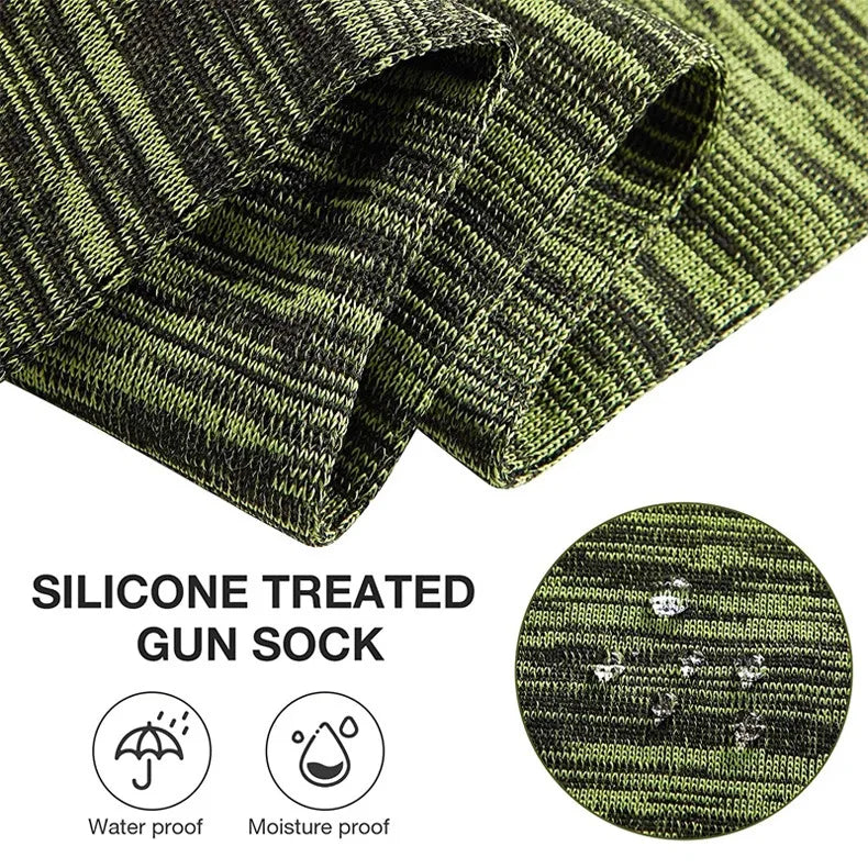 Silicone treated gun sock