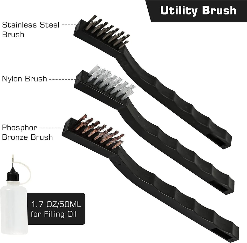 Universal cleaning kit in a carry case
