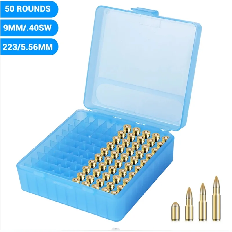 Flip-top ammo box