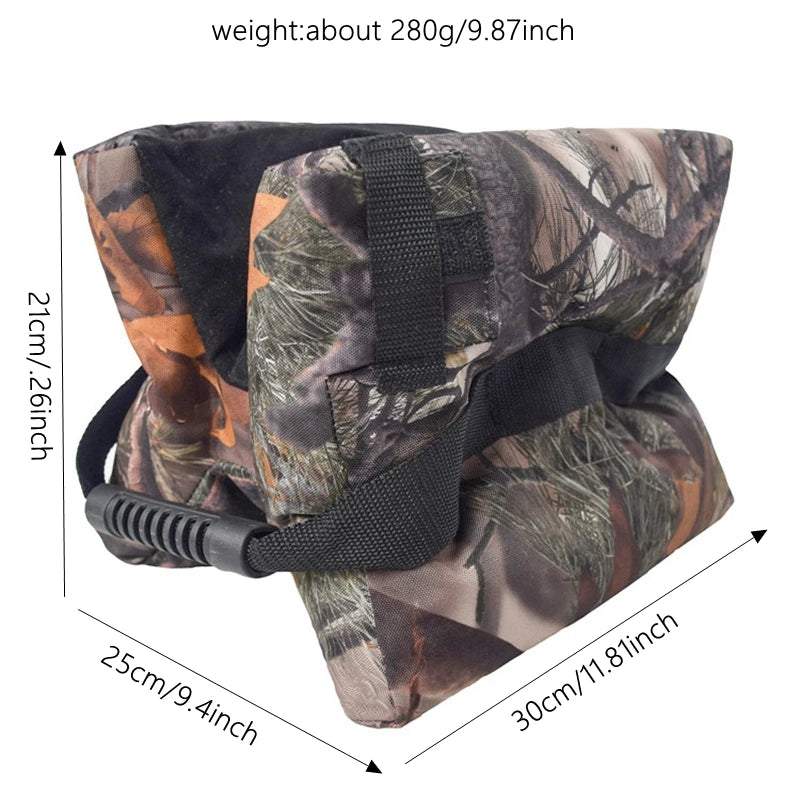 Camouflage shooting rest bag