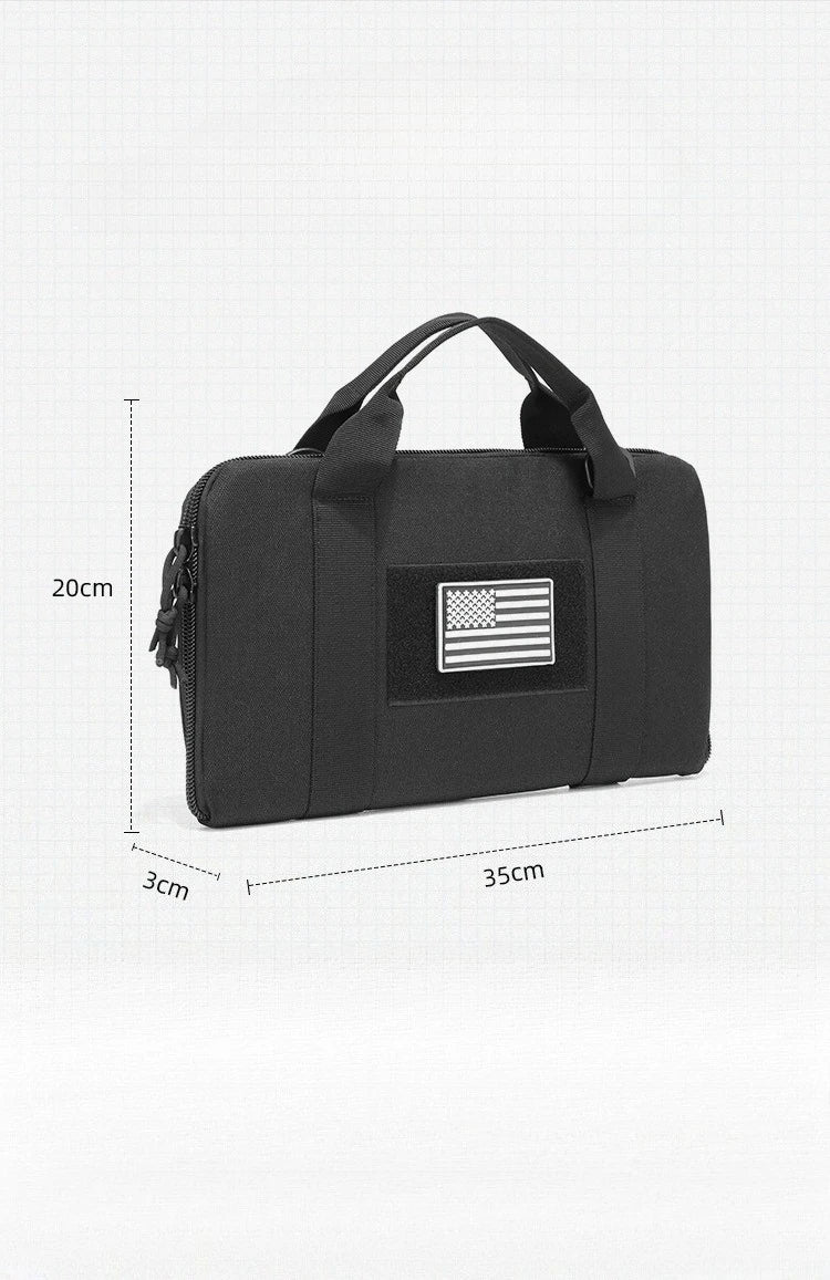 Soft nylon pistol pouch
