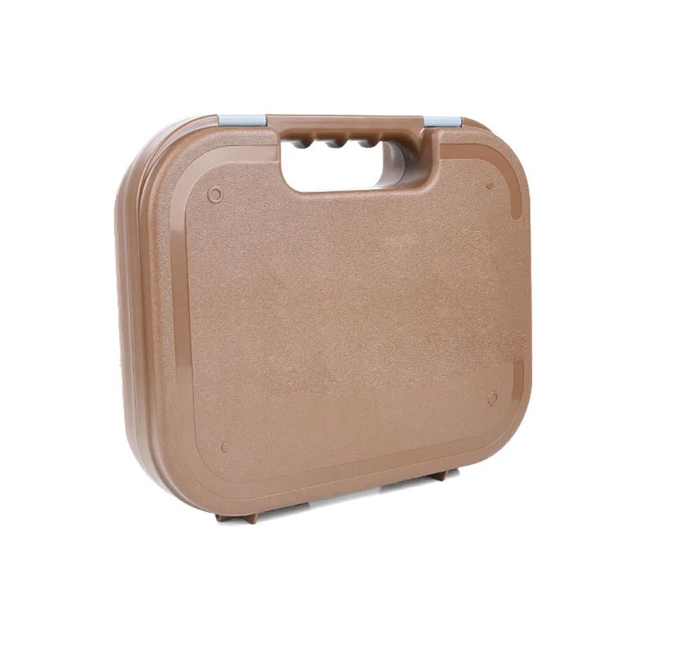 Hard pistol case with foam