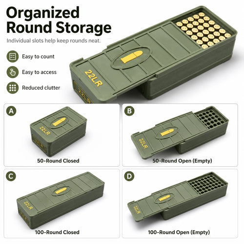 .22 LR drawer style ammo box