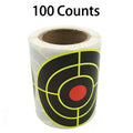Roll of three inch splatter target stickers, roll of 100