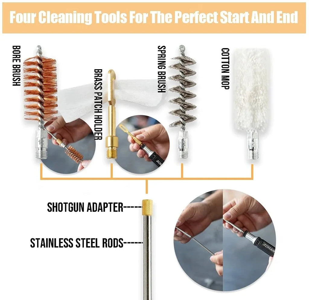 12 gauge shotgun cleaning kit