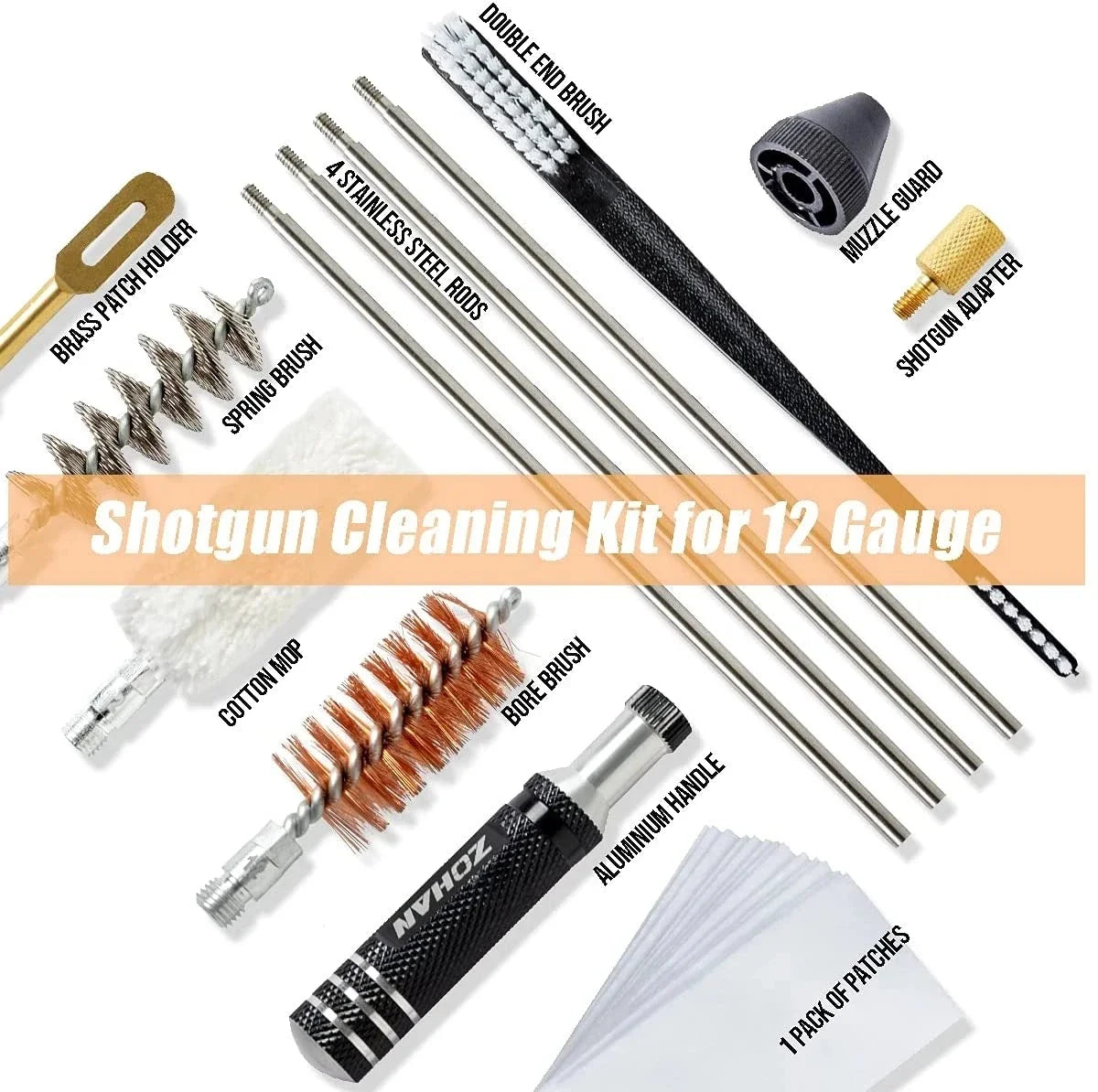 12 gauge shotgun cleaning kit
