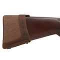 Leather and canvas slip-on recoil pad