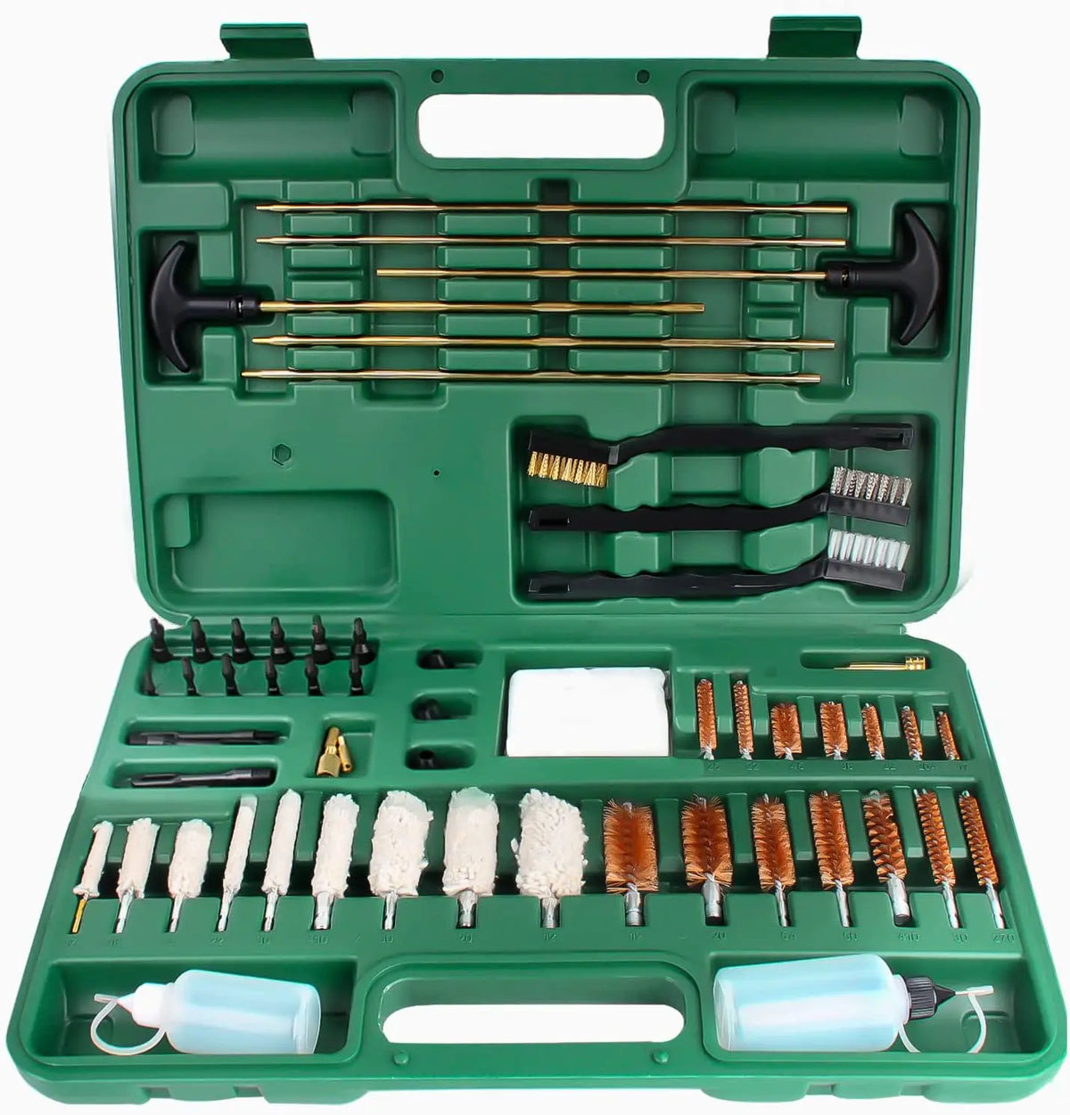 Universal cleaning kit in a carry case