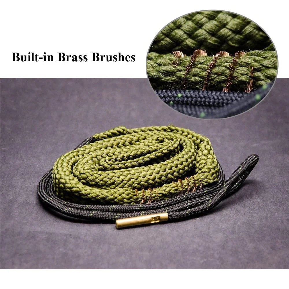 Bore snake pull-through cleaner