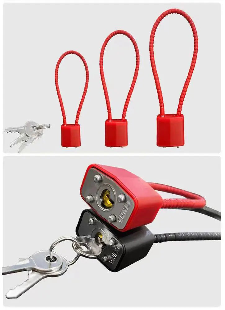 Keyed cable lock