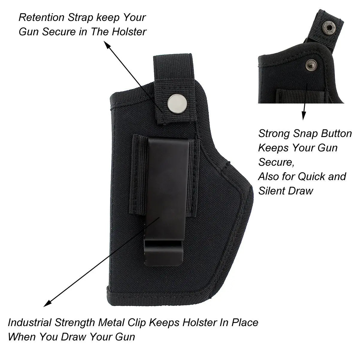 Universal nylon holster