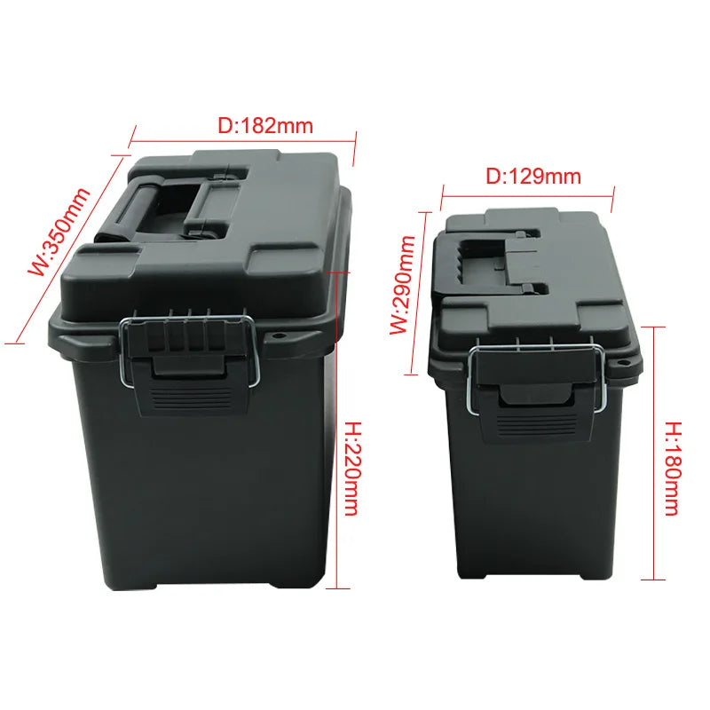 Plastic ammo can