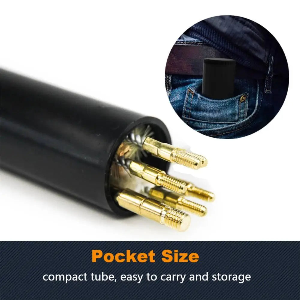 Pocket pistol cleaning kit