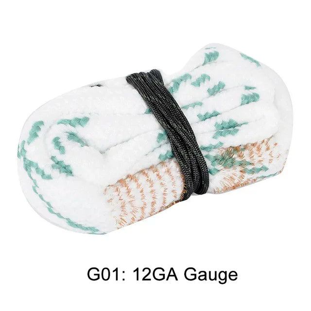 Bore snake pull-through cleaner, 12 gauge