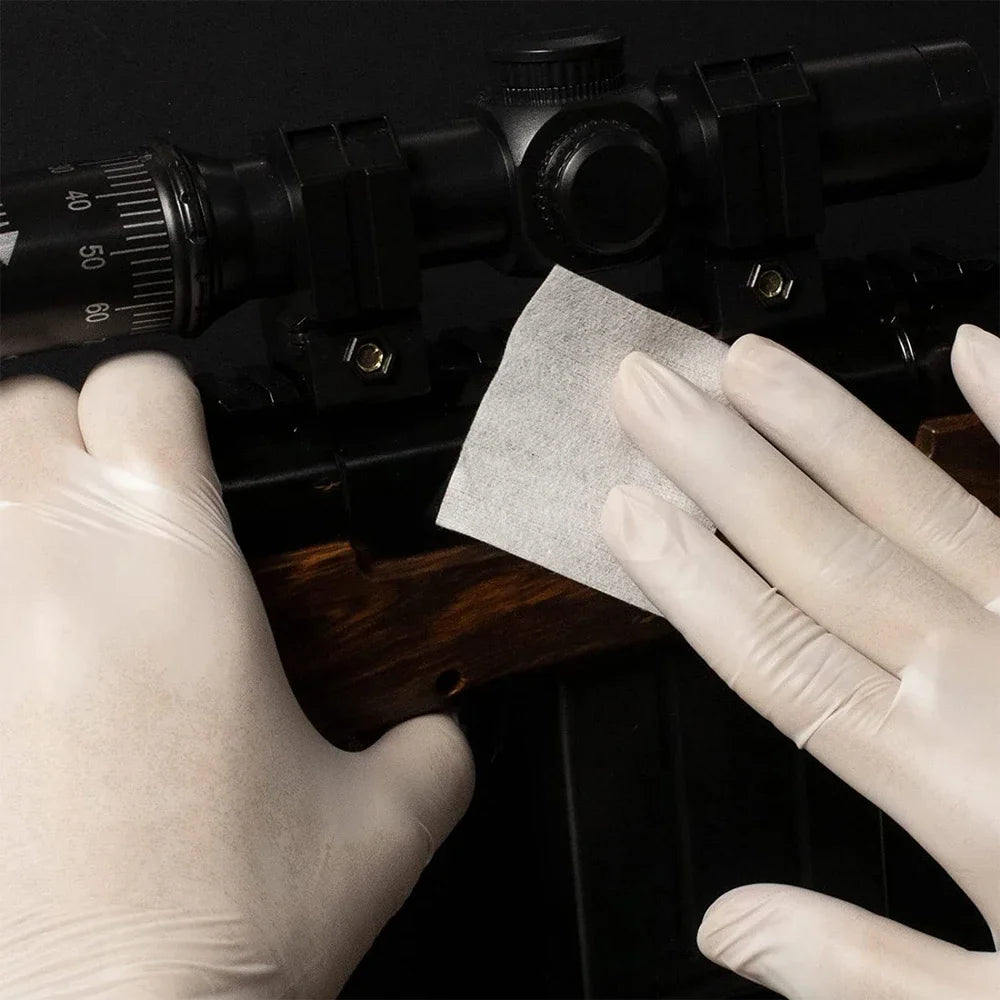 Pre-cut cleaning patches